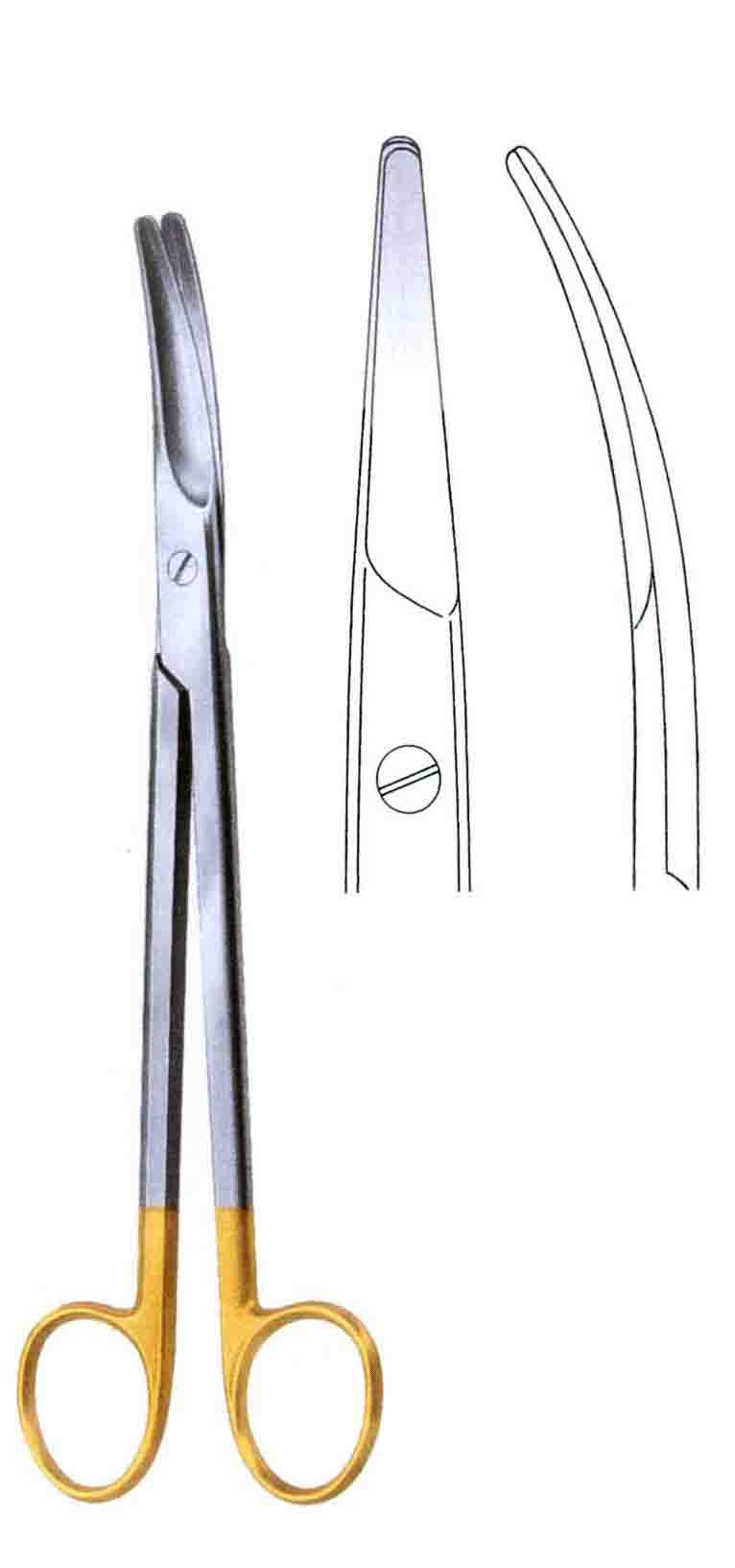 ALTIN SAPLI MAKAS EĞRİ 23CM